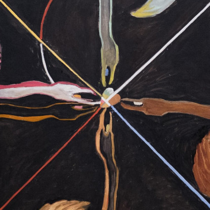 Gruppo Ix Suw Il Hilma af Klint hak10 quadro stampato su tela