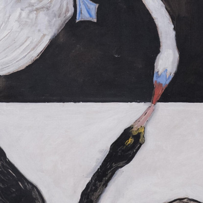 Gruppo Ix-Suw Il Cigno N.1 Hilma af Klint hak16 quadro stampato su tela