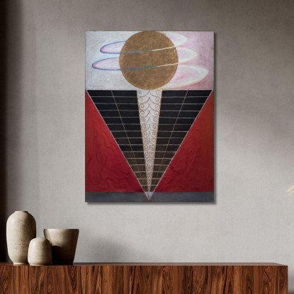 Gruppo X N. 2 Pala D'Altare Hilma af Klint hak18 quadro stampato su tela