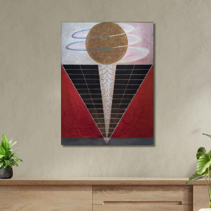 Gruppo X N. 2 Pala D'Altare Hilma af Klint hak18 quadro stampato su tela