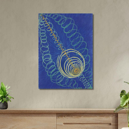 Caos Primordiale N. 16 La Serie Wu-Rosen. Gruppo 1 Hilma af Klint hak19 quadro stampato su tela