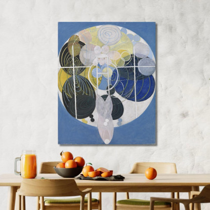 I Grandi Dipinti Di Figura N. 5 Gruppo 3 Hilma af Klint hak21 quadro stampato su tela