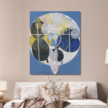 I Grandi Dipinti Di Figura N. 5 Gruppo 3 Hilma af Klint hak21 quadro stampato su tela