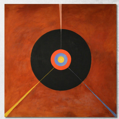 Il Cigno N. 18 Hilma af Klint hak25 quadro stampato su tela