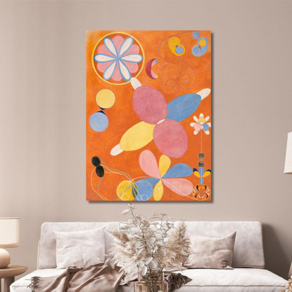I Dieci Più Grandi Giovani N. 4 Hilma af Klint hak28 quadro stampato su tela