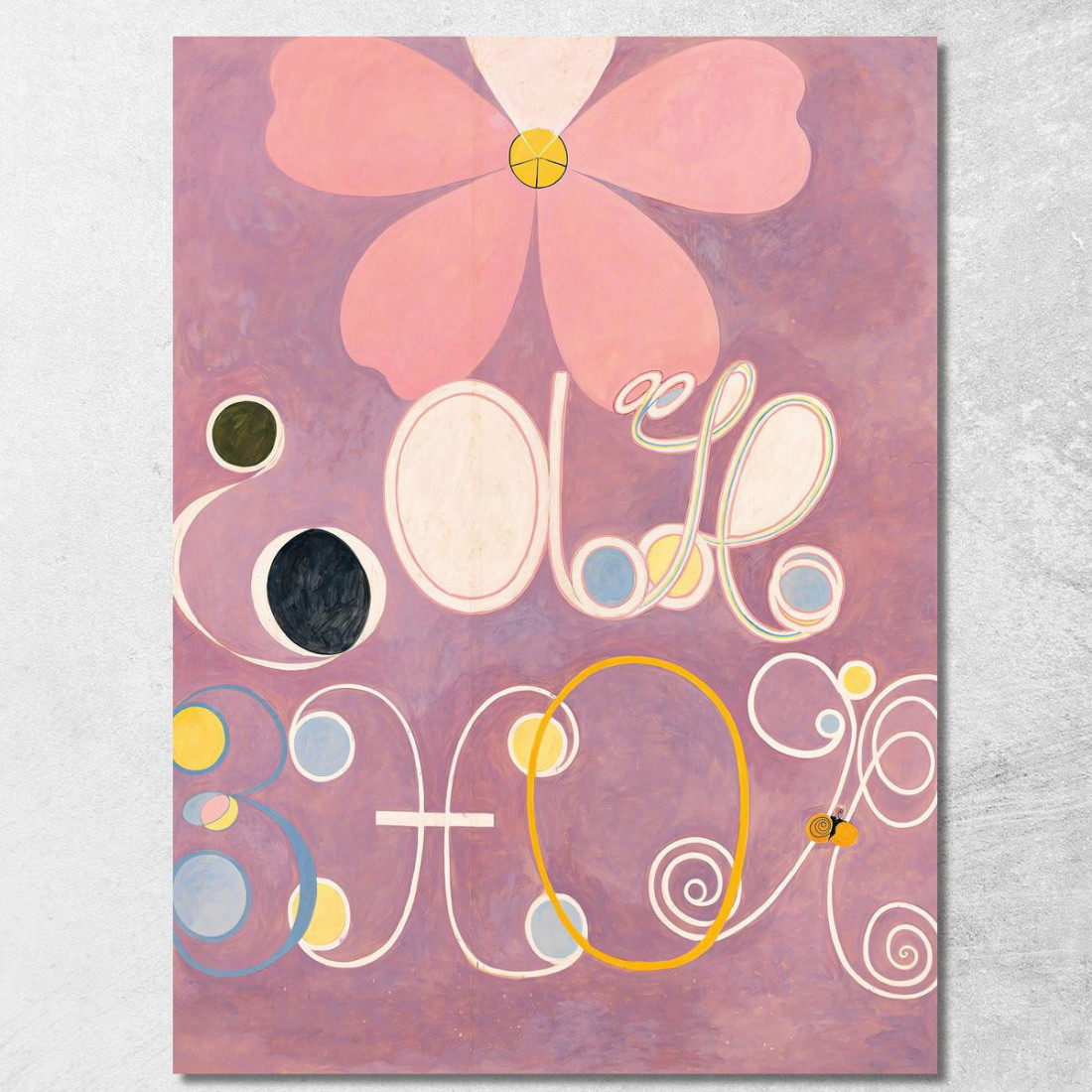 I Dieci Più Grandi N. 5 Dell'Età Adulta Hilma af Klint hak29 quadro stampato su tela