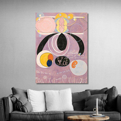 I Dieci Più Grandi N. 6 Hilma af Klint hak30 quadro stampato su tela