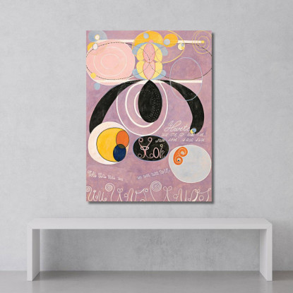 I Dieci Più Grandi N. 6 Hilma af Klint hak30 quadro stampato su tela