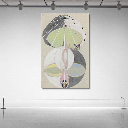 Albero Della Conoscenza N. 5 Hilma af Klint hak33 quadro stampato su tela