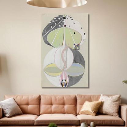 Albero Della Conoscenza N. 5 Hilma af Klint hak33 quadro stampato su tela