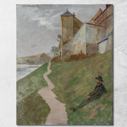 Sulla Collina Del Monastero Dei Norbertini Jacek Malczewski jml7 quadro stampato su tela