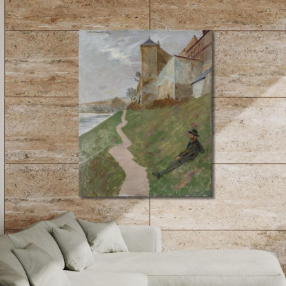 Sulla Collina Del Monastero Dei Norbertini Jacek Malczewski jml7 quadro stampato su tela