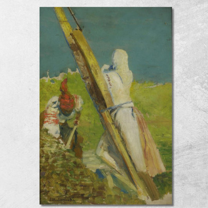 Allo Shadoof Jacek Malczewski jml8 quadro stampato su tela