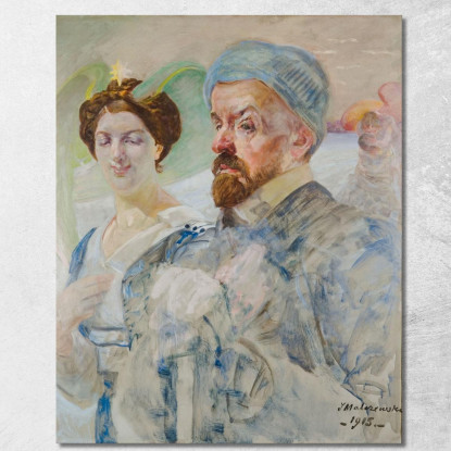 Auto Ritratto Jacek Malczewski jml9 quadro stampato su tela