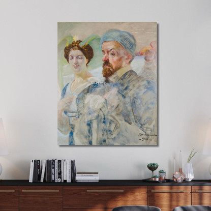 Auto Ritratto Jacek Malczewski jml9 quadro stampato su tela