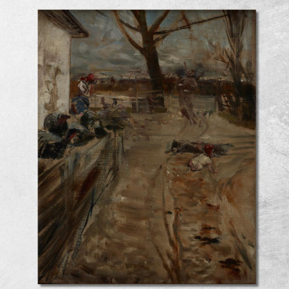 Fattoria Di Campagna Jacek Malczewski jml16 quadro stampato su tela