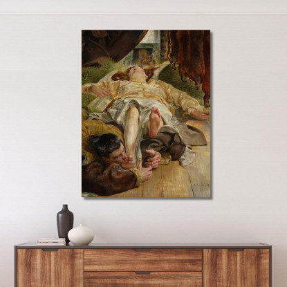 Morte Di Elenai 2 Jacek Malczewski jml20 quadro stampato su tela