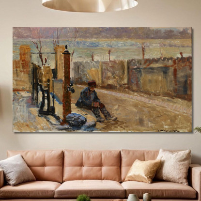 Argini Della Vistola Jacek Malczewski jml27 quadro stampato su tela