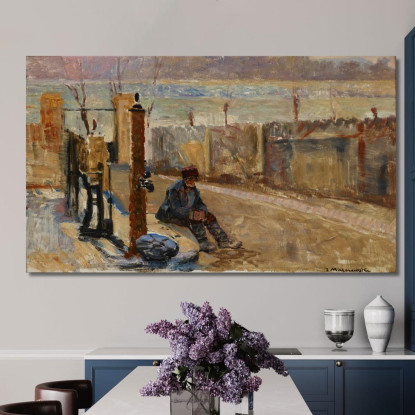 Argini Della Vistola Jacek Malczewski jml27 quadro stampato su tela