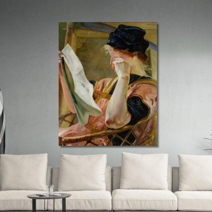 Modello Femminile Jacek Malczewski jml32 quadro stampato su tela