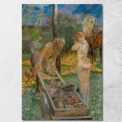 Funerale Dell'Apprendista Pittore Jacek Malczewski jml35 quadro stampato su tela