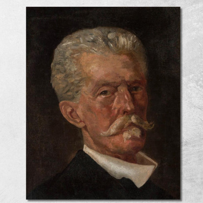 Testa D'Uomo Jacek Malczewski jml38 quadro stampato su tela