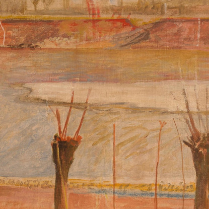 Paesaggio Dalle Rive Della Vistola Jacek Malczewski jml49 quadro stampato su tela