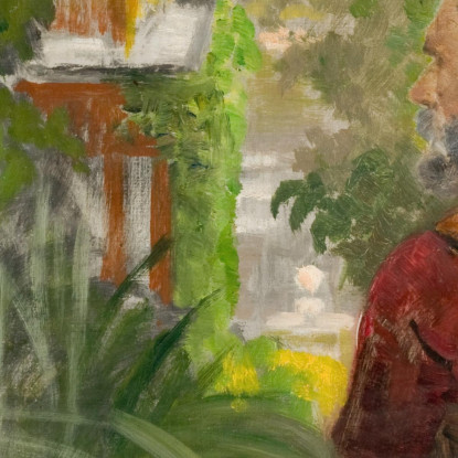 Paesaggio Con Un Palazzo Jacek Malczewski jml50 quadro stampato su tela
