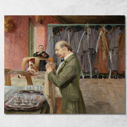 La Mia Vita Sezione Centrale Del Trittico Jacek Malczewski jml62 quadro stampato su tela