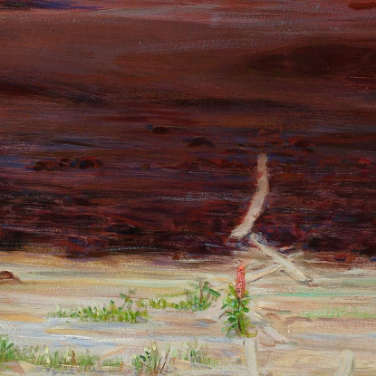 La Mia Vita Ha Lasciato Una Sezione Del Trittico Jacek Malczewski jml63 quadro stampato su tela