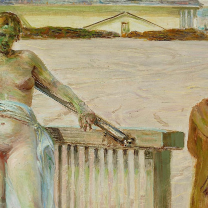 La Mia Vita Sezione Destra Del Trittico Jacek Malczewski jml64 quadro stampato su tela