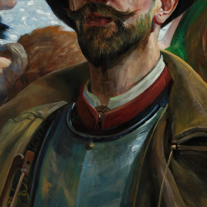 Su Una Corda Autoritratto Jacek Malczewski jml70 quadro stampato su tela