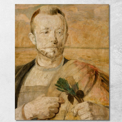 Ritratto Di Alessandro Mroczkowski Jacek Malczewski jml79 quadro stampato su tela