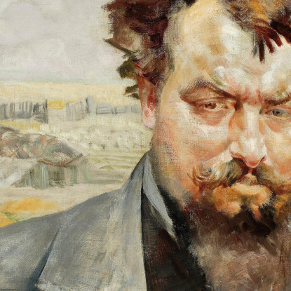 Ritratto Di Jan Kasprowicz Jacek Malczewski jml88 quadro stampato su tela