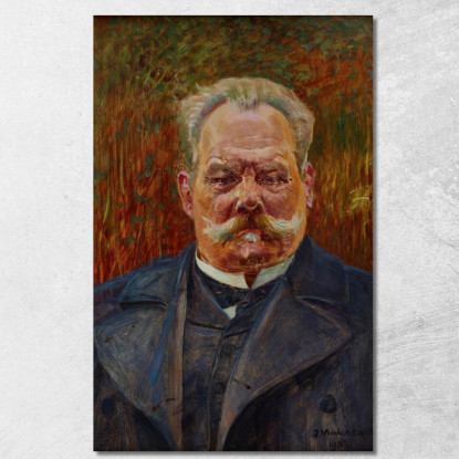 Ritratto Di Leon Schenrich Jacek Malczewski jml91 quadro stampato su tela