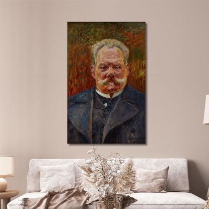 Ritratto Di Leon Schenrich Jacek Malczewski jml91 quadro stampato su tela