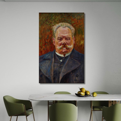 Ritratto Di Leon Schenrich Jacek Malczewski jml91 quadro stampato su tela