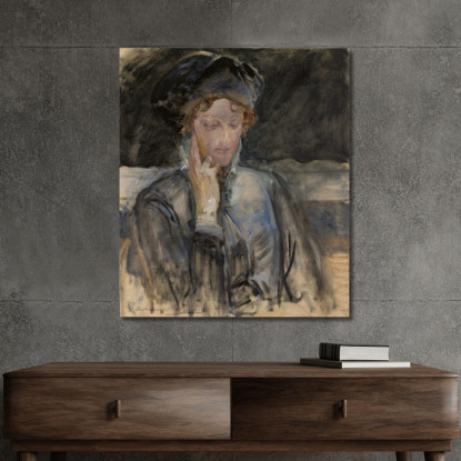 Ritratto Di Maria Balowa Jacek Malczewski jml92 quadro stampato su tela