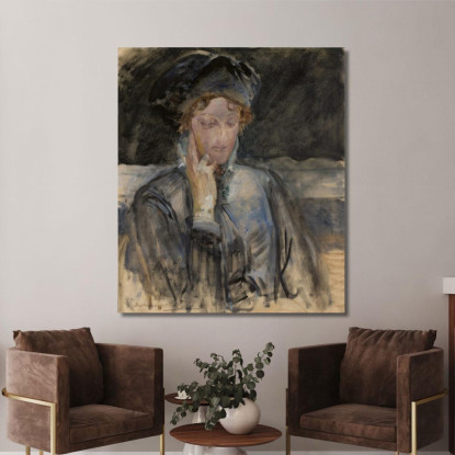 Ritratto Di Maria Balowa Jacek Malczewski jml92 quadro stampato su tela