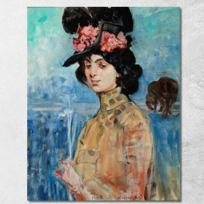 Ritratto Di Zofia Atteslander Jacek Malczewski jml96 quadro stampato su tela