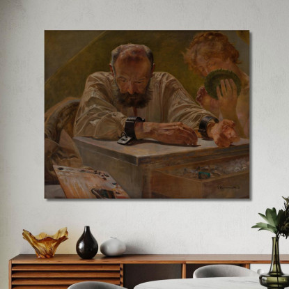 Rilassamento Jacek Malczewski jml101 quadro stampato su tela