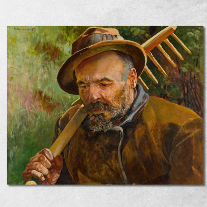 Di Ritorno Dai Campi Jacek Malczewski jml102 quadro stampato su tela