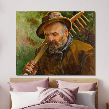 Di Ritorno Dai Campi Jacek Malczewski jml102 quadro stampato su tela