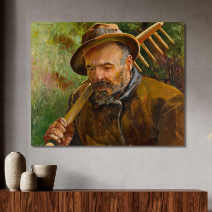 Di Ritorno Dai Campi Jacek Malczewski jml102 quadro stampato su tela