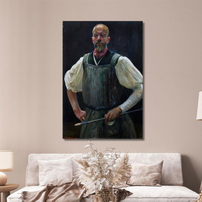 Autoritratto 2 Jacek Malczewski jml105 quadro stampato su tela