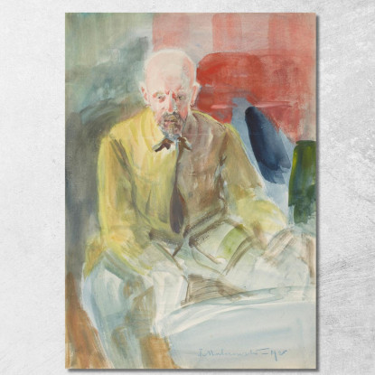 Autoritratto 3 Jacek Malczewski jml106 quadro stampato su tela