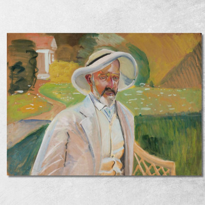 Autoritratto 5 Jacek Malczewski jml108 quadro stampato su tela