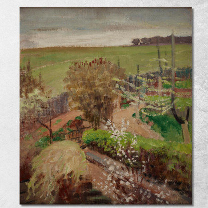 Paesaggio Primaverile Dalla Campagna Jacek Malczewski jml122 quadro stampato su tela