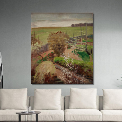 Paesaggio Primaverile Dalla Campagna Jacek Malczewski jml122 quadro stampato su tela