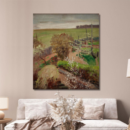 Paesaggio Primaverile Dalla Campagna Jacek Malczewski jml122 quadro stampato su tela